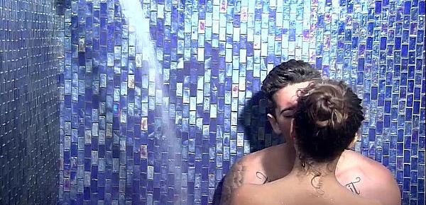  Adám & Melani shower sex part 1 Éden Hotel
